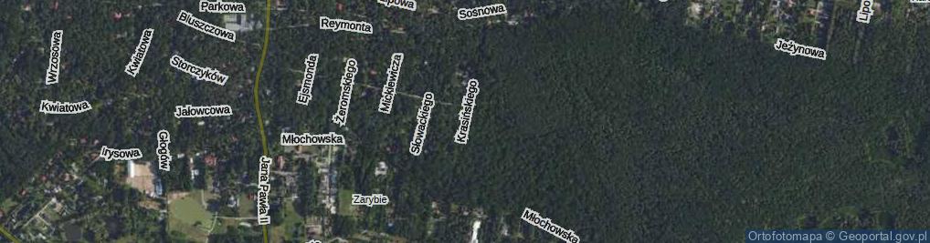 Zdjęcie satelitarne Krasińskiego ul.